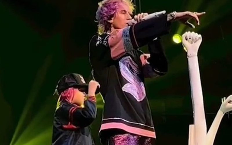Machine Gun Kelly Brings His Own ‘Mini-Me’ On Stage During Concert