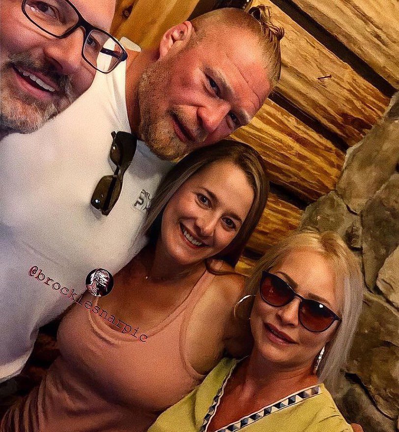 Brock Lesnar Spotted With Sable In Rare Public Appearance