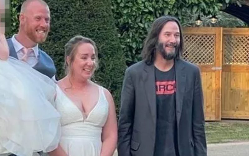 Keanu Reeves Crashes Random Couple’s Wedding Reception