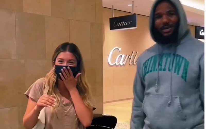 The Game Gets Woman To Drink Garbage For Balenciaga Shoes