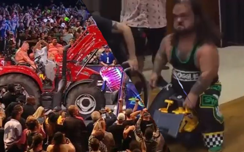 Hornswoggle Hilariously Recreates Brock Lesnar’s SummerSlam Tractor Spot