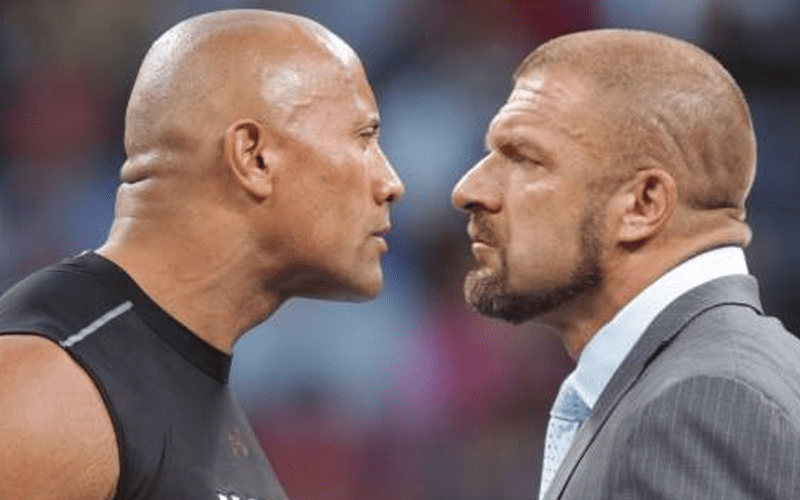 WWE Nixed WrestleMania Match For The Rock vs Triple H