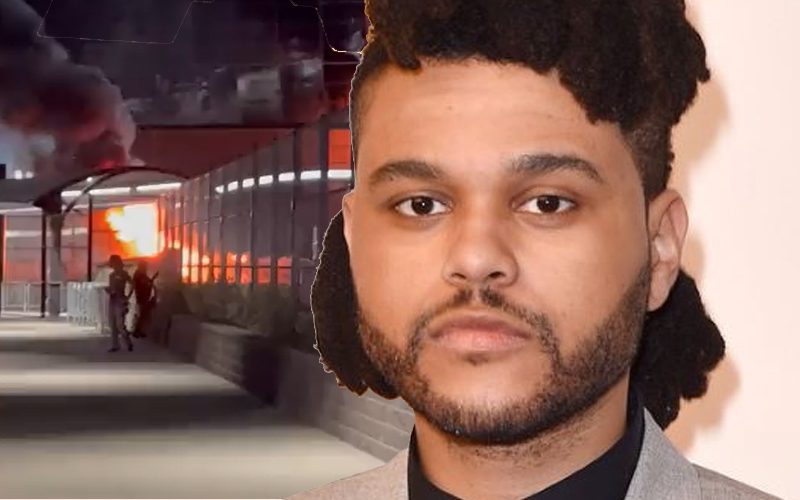 The Weeknd’s Merch Trailer Destroyed By Fire At Las Vegas Show