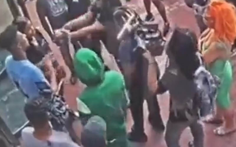 New Video Shows Chrisean Rock’s Father Swung At Blueface First In Public Brawl