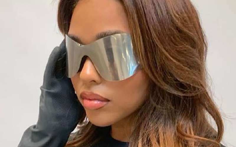 Jordyn Woods Poses For Kanye West’s Yeezy Sunglasses Years After Kardashian Beef