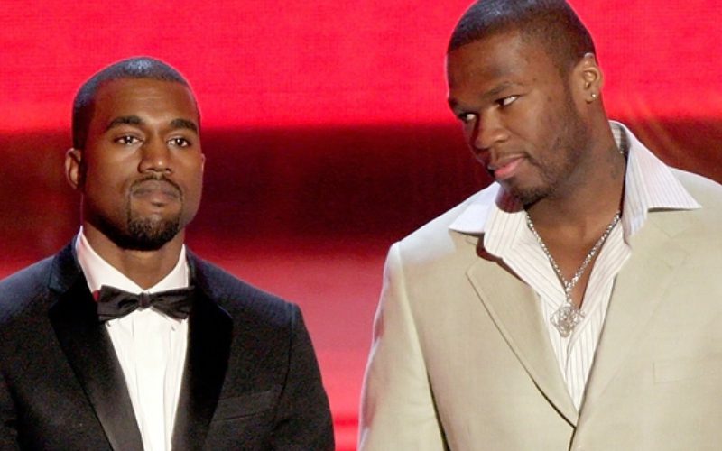 Kanye West Didn’t Appreciate 50 Cent’s Reaction To Kim Kardashian Diarrhea Post