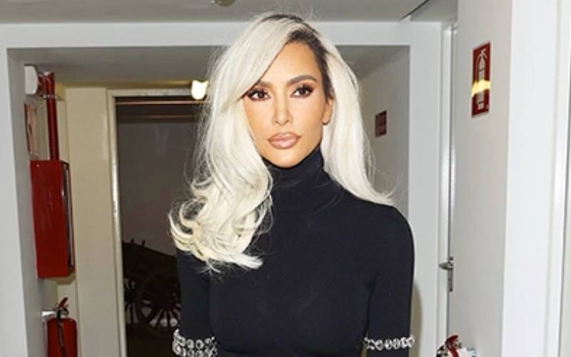 Kim Kardashian Breaks Out New Side-Parted Short Wavy Hairstyle