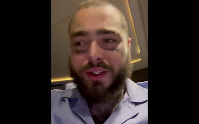 Post Malone Updates Fans After Taking Terrible Tumble On Stage