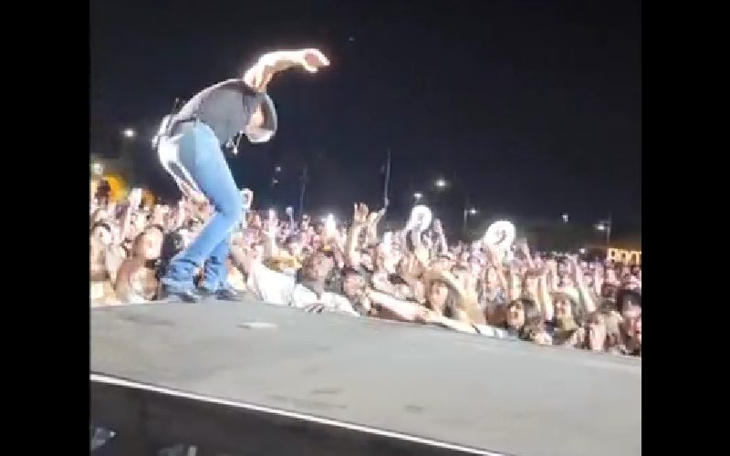 Tim McGraw Saved By Fans & Security After Falling Off Stage