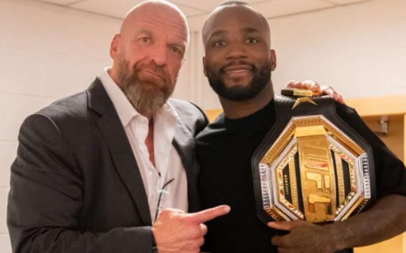 Leon Edwards Spotted With Triple H At WWE Clash At The Castle