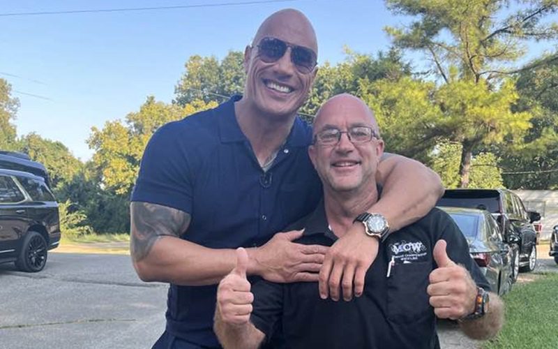 The Rock Pays Visit To Trailer Park He Shared With Harvey Wippleman