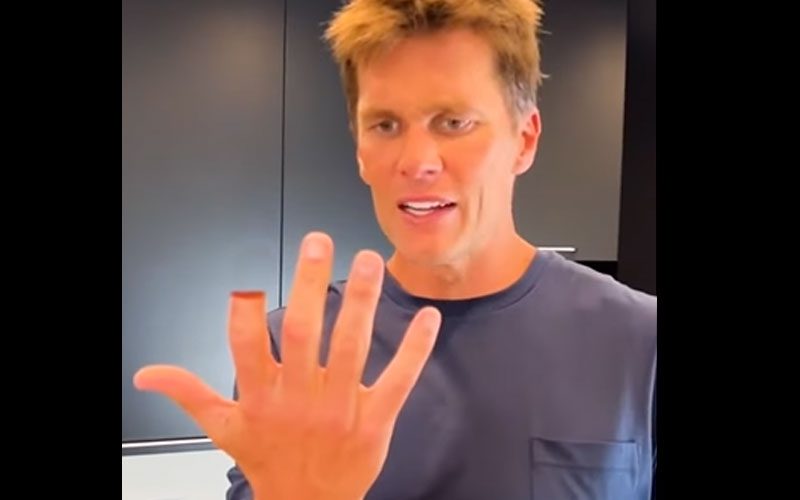Tom Brady Jokes About Cutting His Finger Off In Hilarious Video