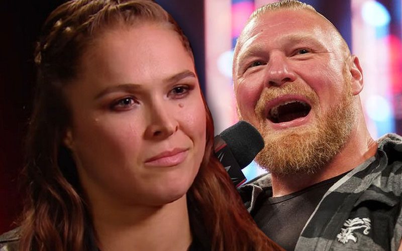 WWE Wants To Make Ronda Rousey A Special Attraction Like Brock Lesnar