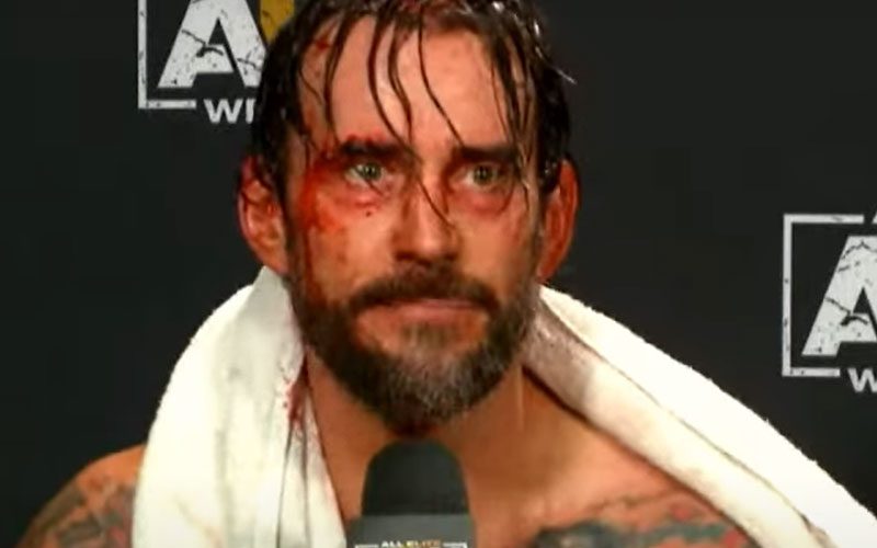 CM Punk Broke His Foot Stage Diving Into AEW Crowd