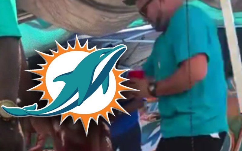 Miami Dolphins Fans Set Up Make-Shift Strip Club In Parking Lot Of Stadium