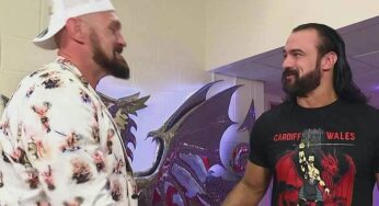 Tyson Fury Spotted With Drew McIntyre Backstage At WWE Clash At The Castle