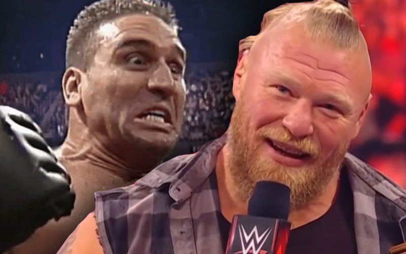 Ken Shamrock Wants To Fight Brock Lesnar In WWE Fight Pit Match