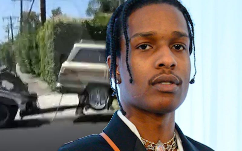 Classic 70s Station Wagon From ASAP Rocky & Kanye West Photo Shoot Towed