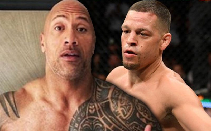 Nate Diaz Says He’ll Only Fight The Rock Next