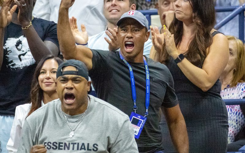Tiger Woods Was There To Cheer Serena Williams On For Big U.S. Open Win