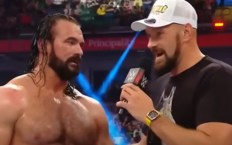 Tyson Fury & Drew McIntyre Sing-Along Wasn’t Supposed To Air At WWE Clash At The Castle