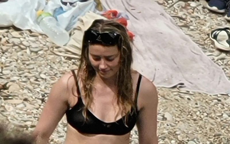 Amber Heard Hits The Beach In Spain With Tiny Bikini Months After Johnny Depp Trial