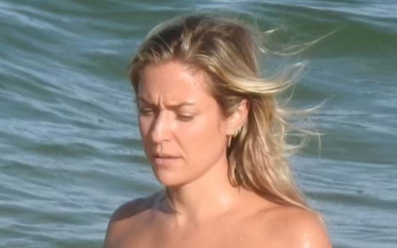 Kristin Cavallari Flaunts Beach Body In Skimpy White Bikini