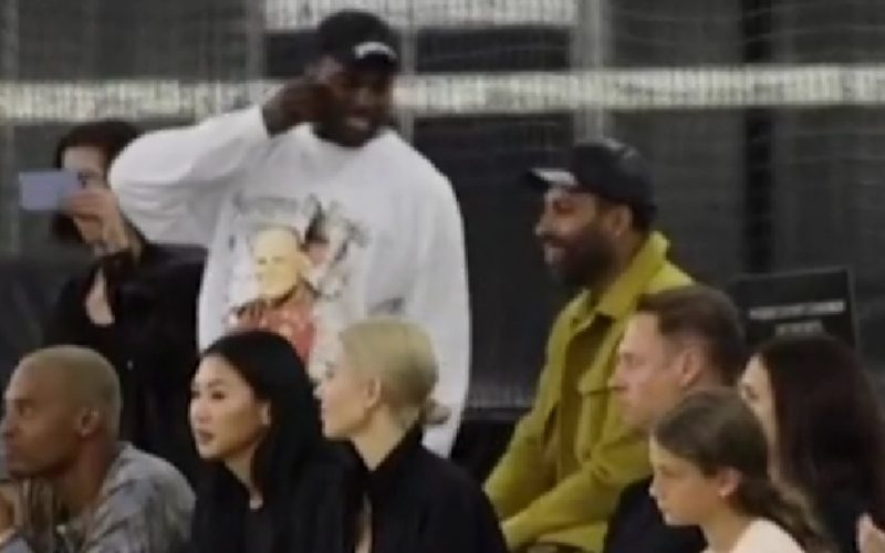 Kanye West Spotted Wearing ‘White Lives Matter’ Shirt Behind Kim Kardashian During North West’s Game