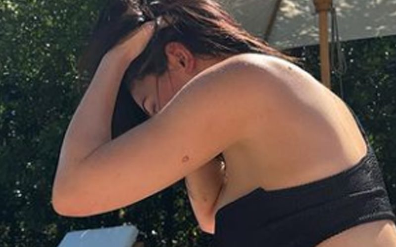Kylie Jenner Turns Up The Heat In Black Bikini Photo Drop