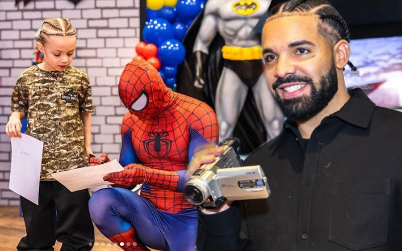 Drake Celebrates Son Adonis’ 5th Birthday With Superhero Party