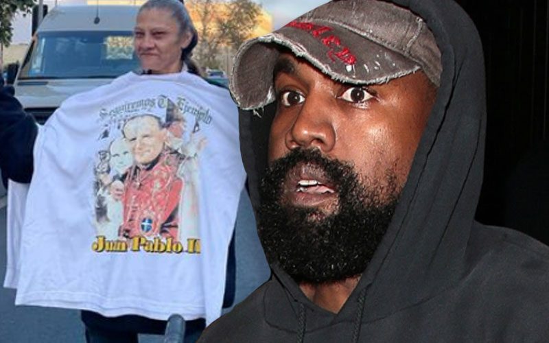 Kanye West & Ian Connor Give ‘White Lives Matter’ Shirts To Homeless People In L.A.