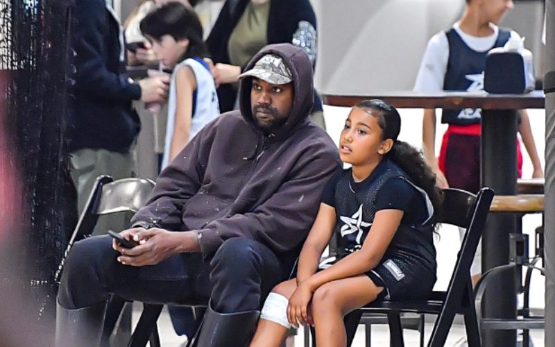 Kanye West Spends Time Bonding With Daughter North West Amid Controversy