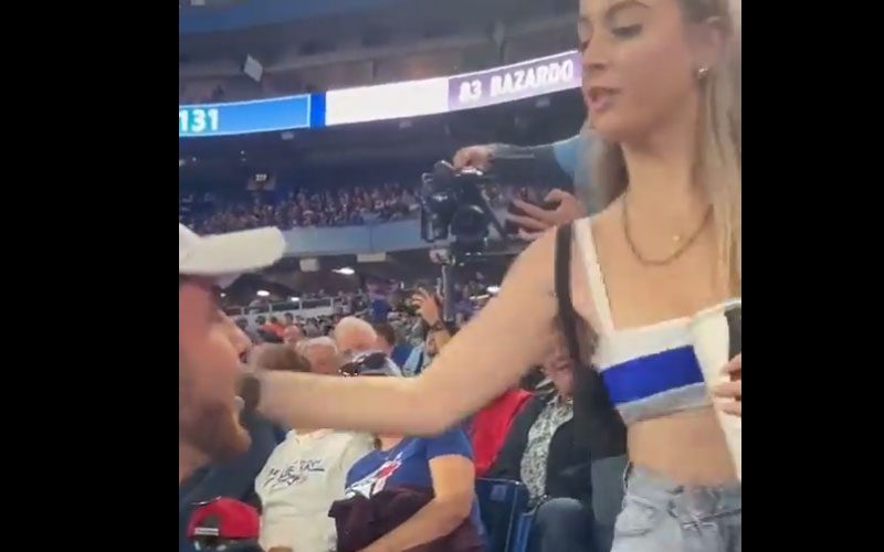 Woman Slaps Boyfriend For Proposing During Toronto Blue Jays Game
