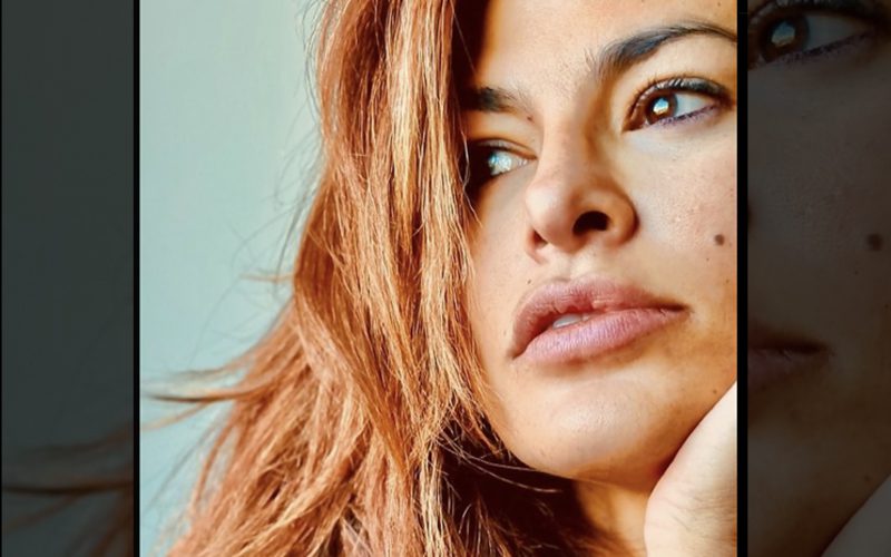 Eva Mendes Flaunts Her New Red Hair Look