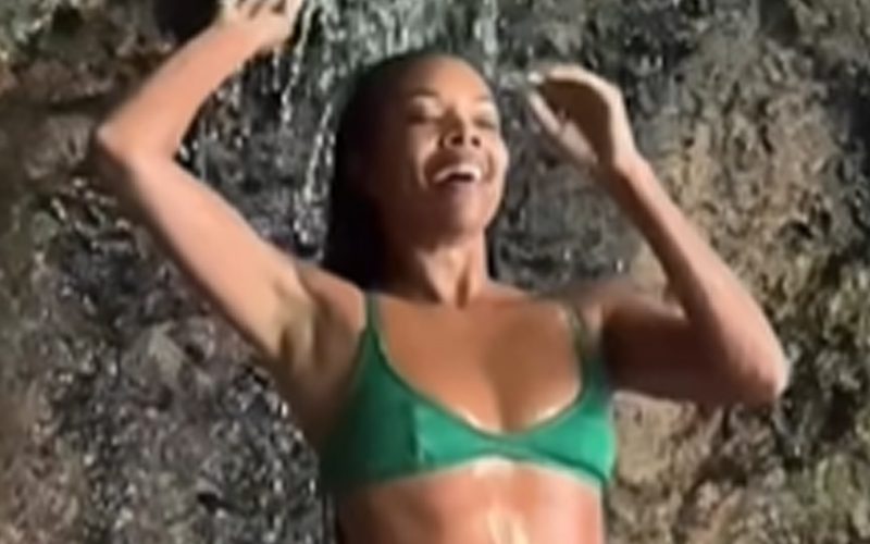 Gabrielle Union Shows Off Big In Green Bikini Video Drop