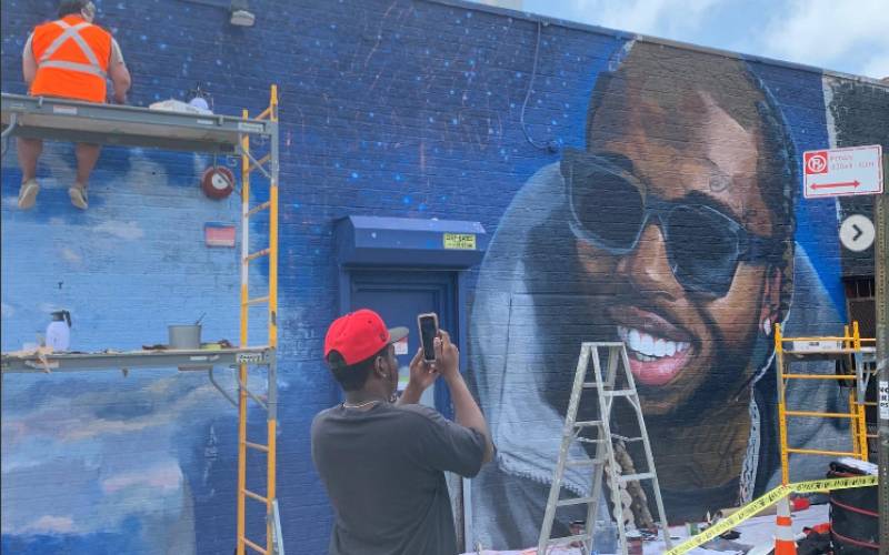 Pop Smoke Tribute Mural Vandalized With Spray Paint