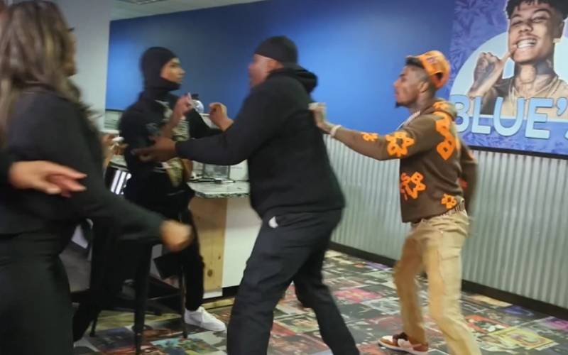 Blueface Almost Fights His Own Brother For Chrisean Rock