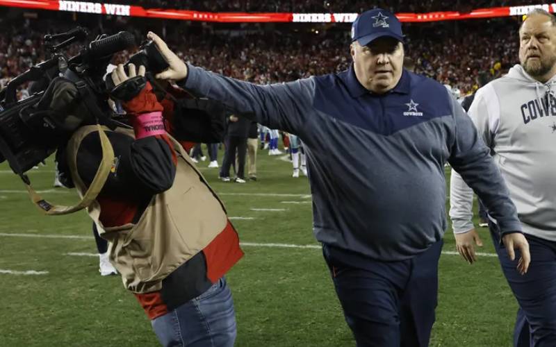 Dallas Cowboys Head Coach Mike McCarthy Apologizes For Pushing Cameraman