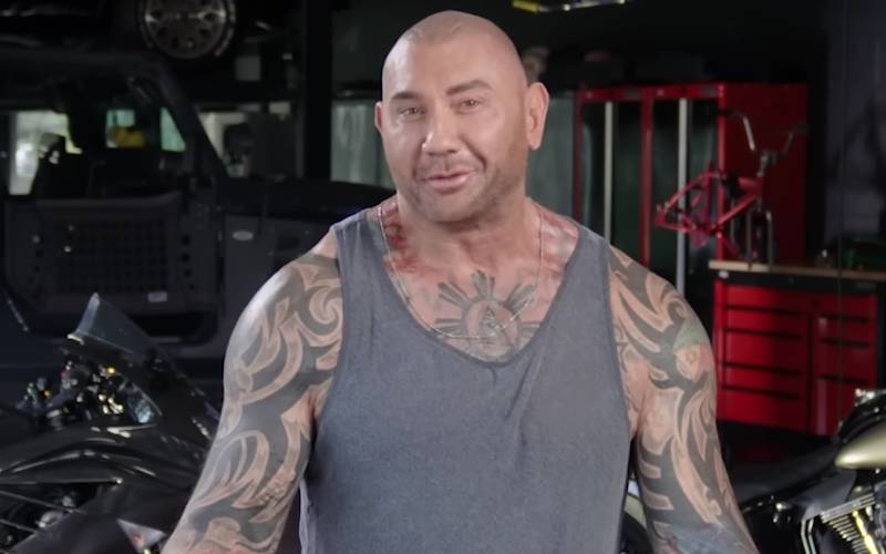 Dave Bautista Admits to Feeling Embarrassed About Actor’s Face Tattoo on His Thigh