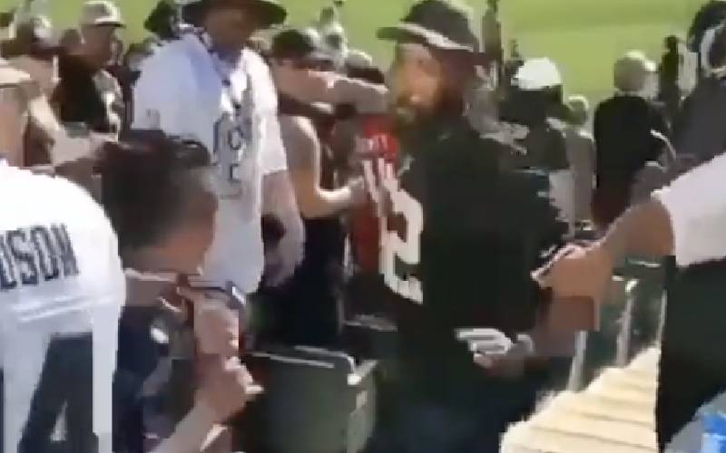 Oakland Raiders Fan Assaulted During Gameday Brawl
