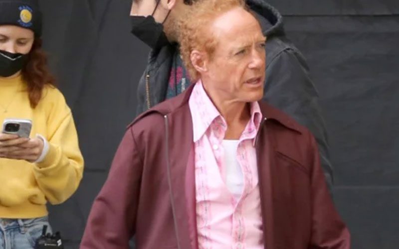 Robert Downey Jr. Sporting a New Hairstyle with Receding Red Hair