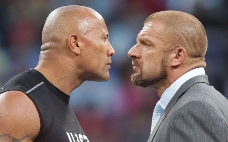 Triple H Accused Of Trying To Bury The Rock