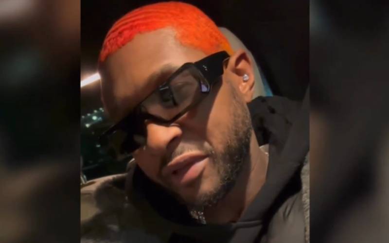 Usher Roasted After Debuting ‘Flaming Hot Cheeto’ Hairstyle