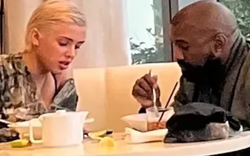 Kanye West Spotted Dining With Mystery Woman In Los Angeles