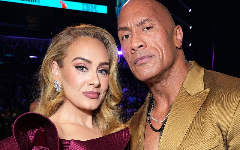 The Rock Reveals How He Surprised Adele At The Grammys