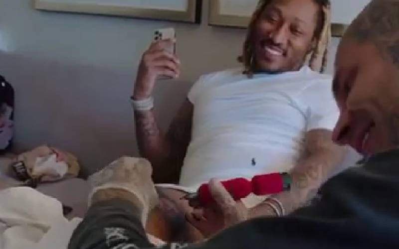 Future Gets Bob Marley Inked On His Thigh