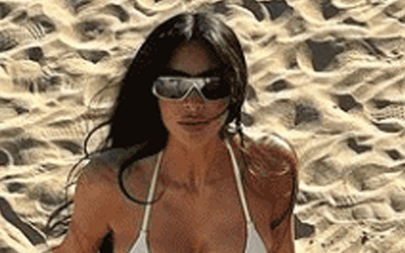 Kim Kardashian Stuns In Skimpy White Bikini Photo Drop