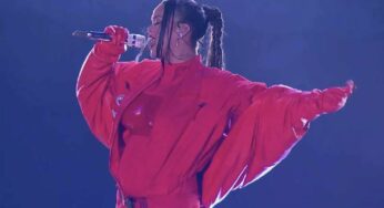 Rihanna Rocks The Stage In Complete Red During Super Bowl 2023 Halftime Show