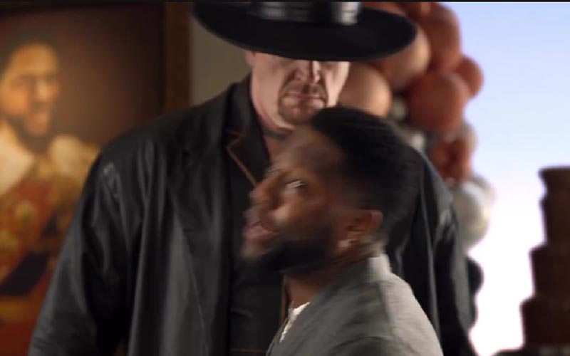 Undertaker Scares Kevin Hart In Hilarious Super Bowl Commercial