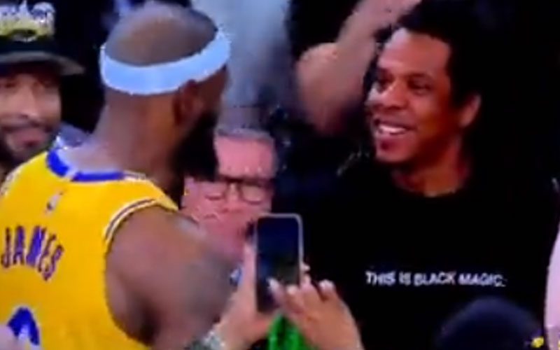 Jay-Z Sat Courtside As LeBron James Broke All-Time NBA Scoring Record